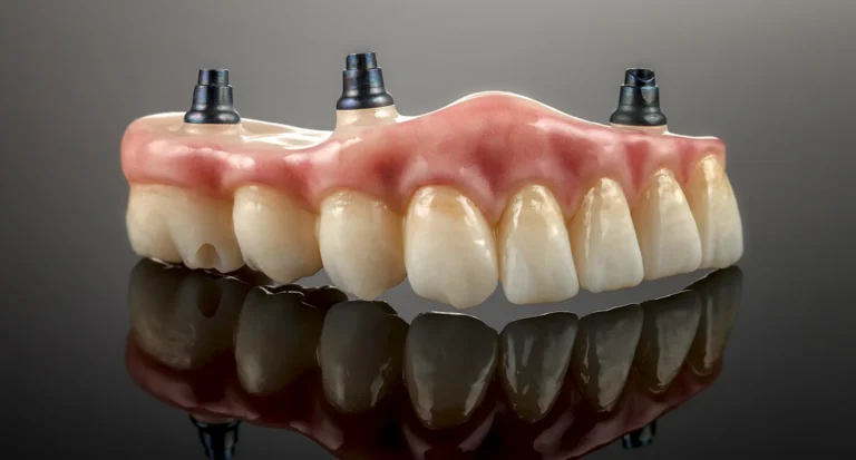 Prothese op implantaten
